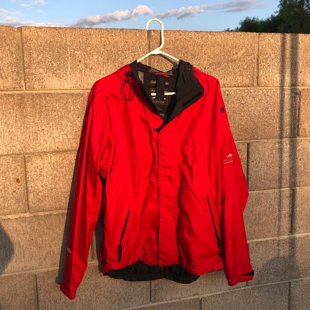 PacTech Red Waterproof Jacket